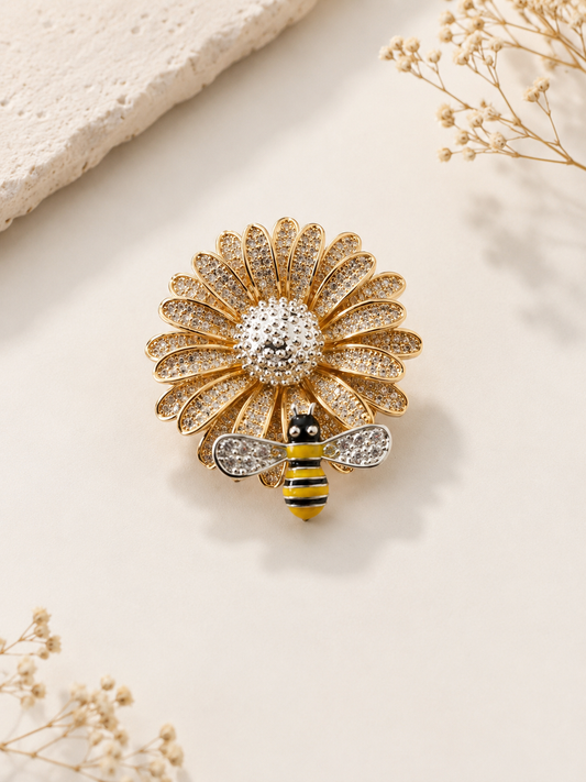 Unisex Bee My Sunshine Brooch