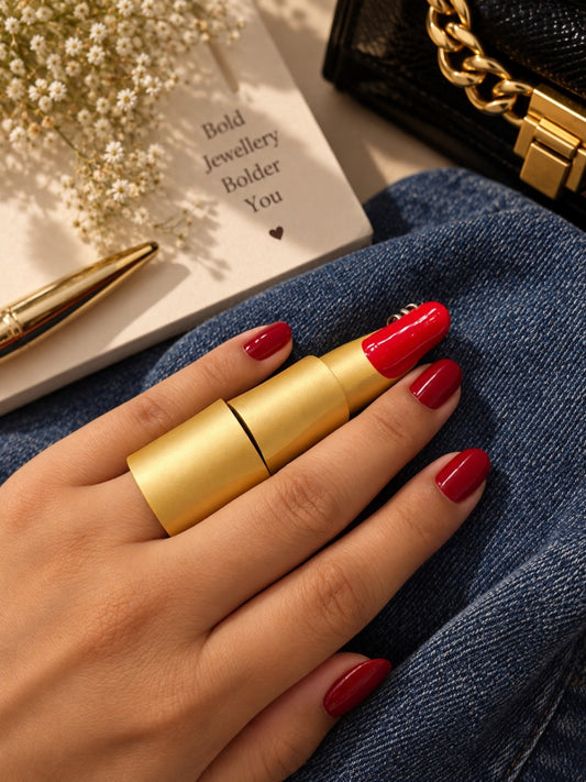 The Red Armour Nail Ring