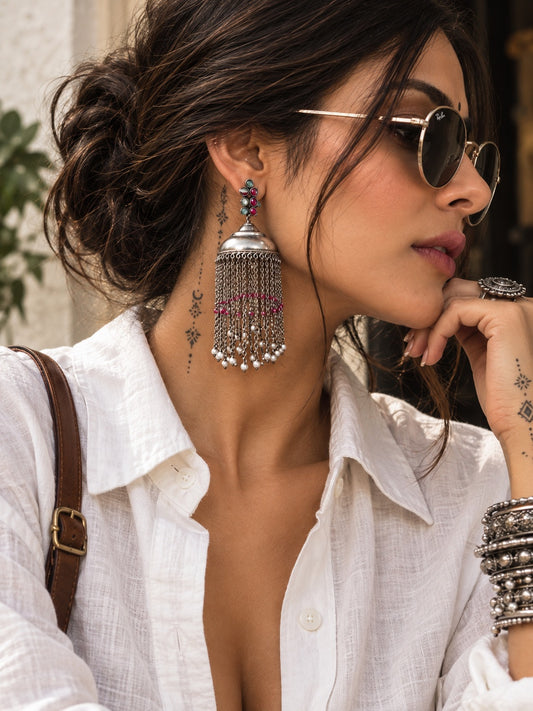 Mehr Jhalar Earrings