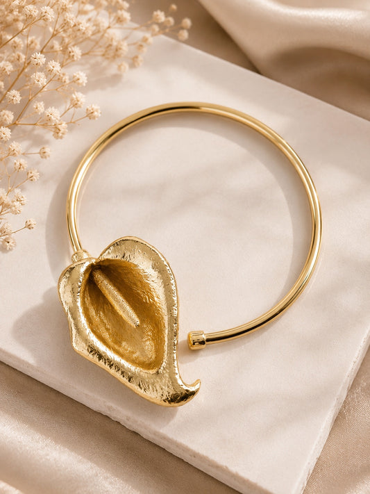 The Golden Bloom Statement Choker