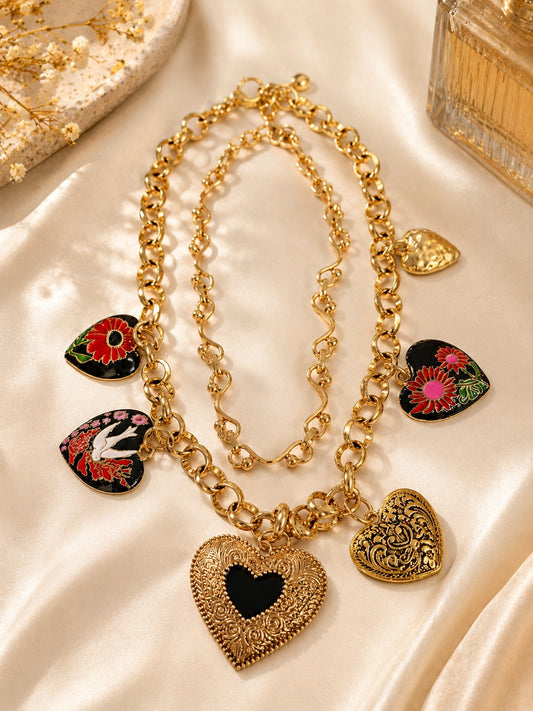 The Heartstrings Charm Necklace