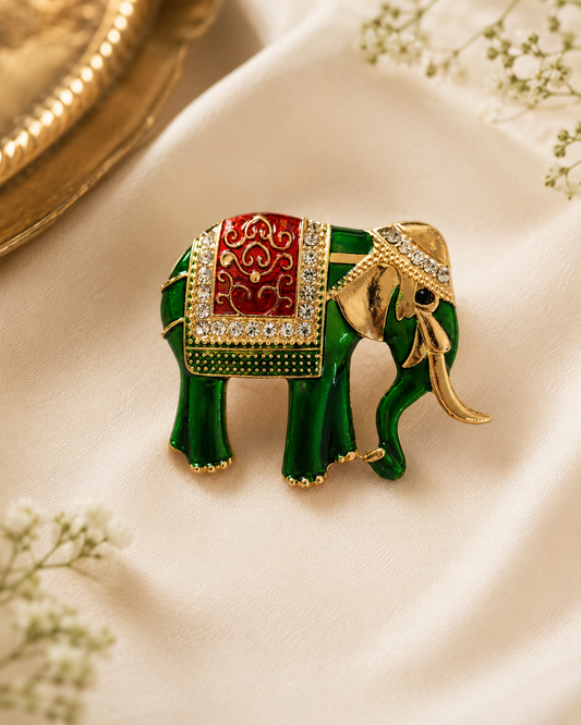 Unisex Gajraj Royale Brooch
