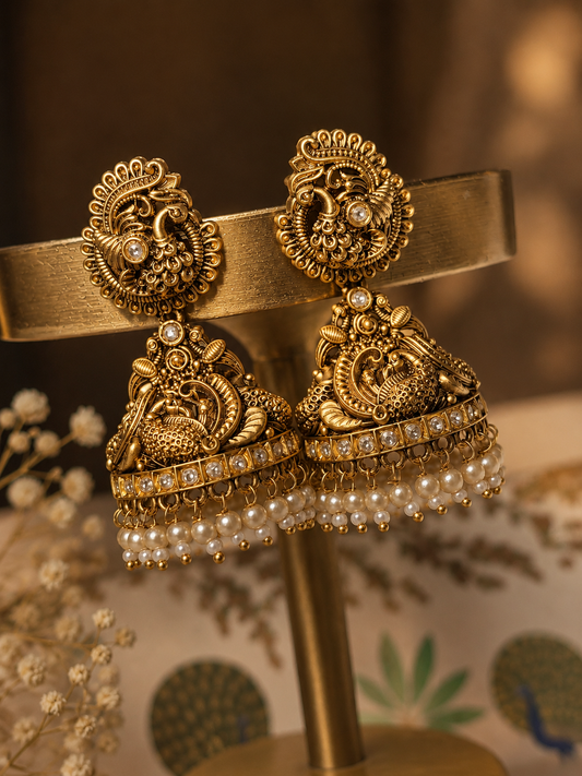 Maharani Mayur Vilas Jhumkis