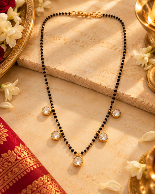 Panch Noor Moissanite Mangalsutra