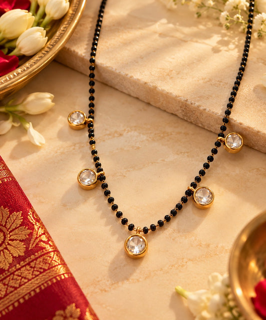 Panch Noor Moissanite Mangalsutra
