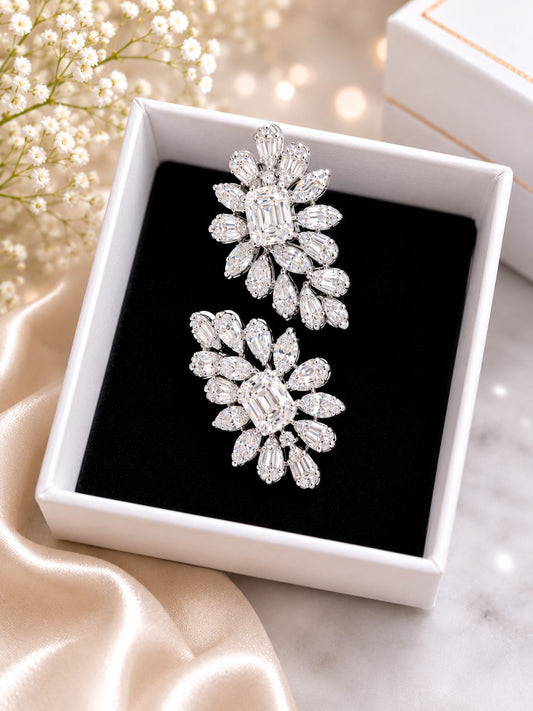 Celeste Bloom Adjustable Statement Ring