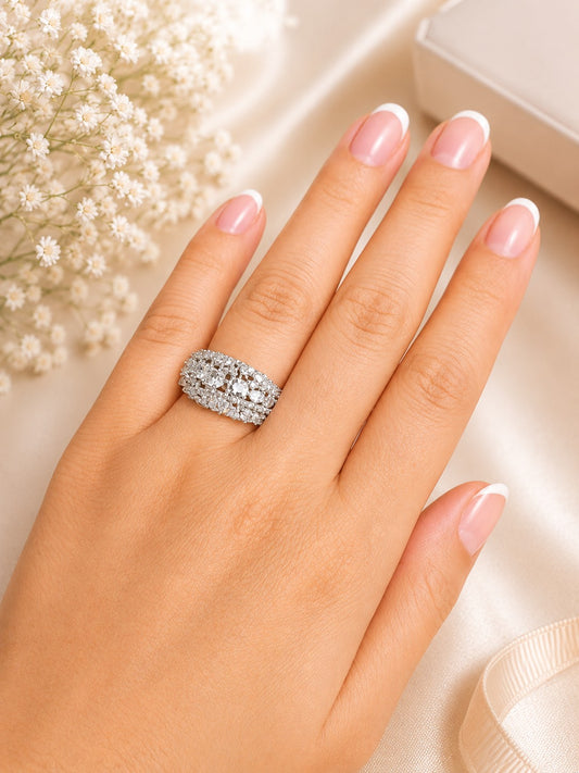 The Celeste Crown Ring