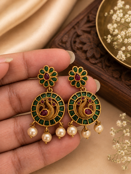 Mayura Valli Temple Haar Set