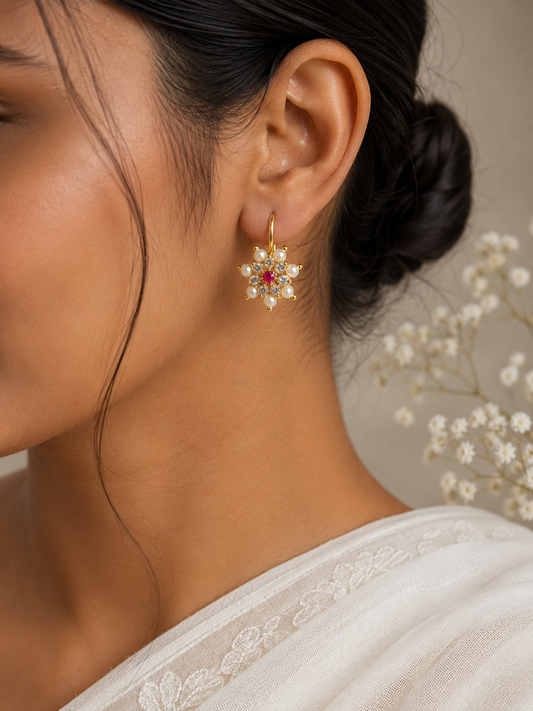 Starlit Bloom Convertible Bugadi Earrings
