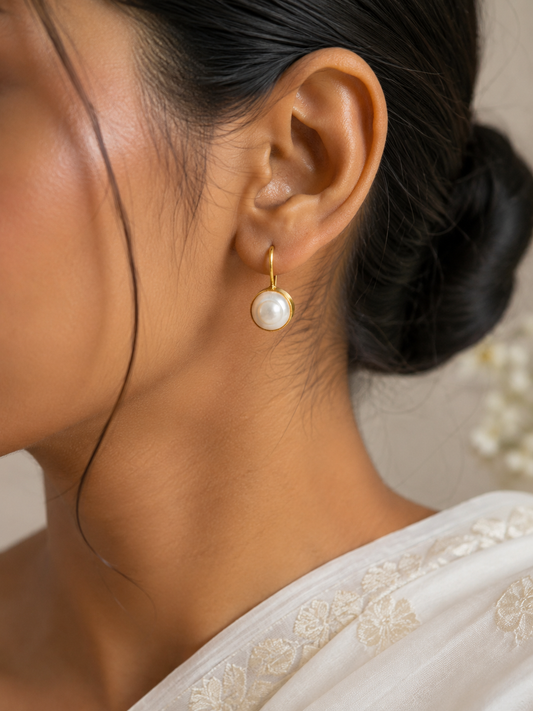 Pearl Poise Convertible Bugadi Earrings