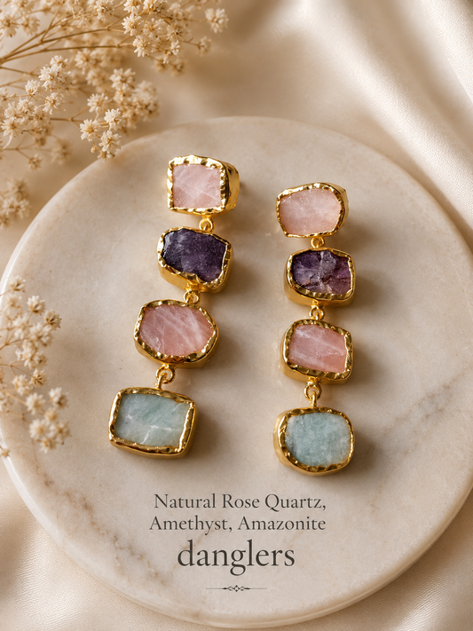 Moonlit Blush Earrings