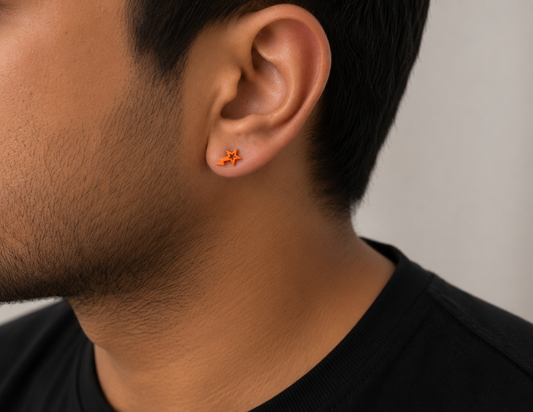 Unisex Neon Rebel Studs