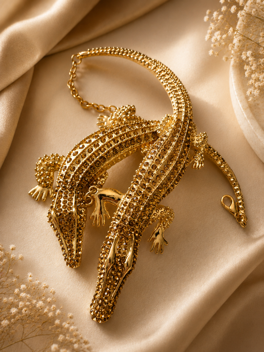 Wild Bond Alligator Necklace
