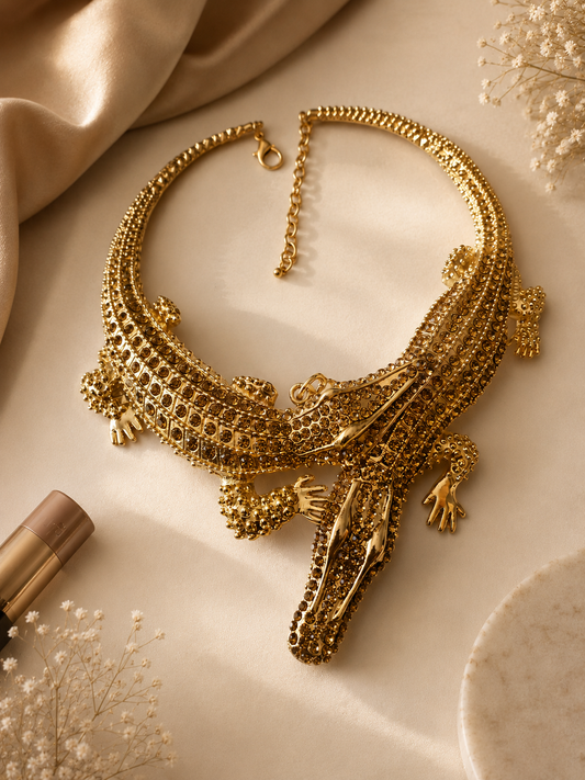Wild Bond Alligator Necklace