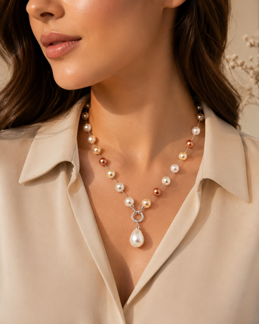 Pearl Éclat Pendant Necklace