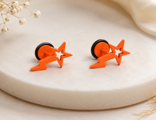 Unisex Neon Rebel Studs