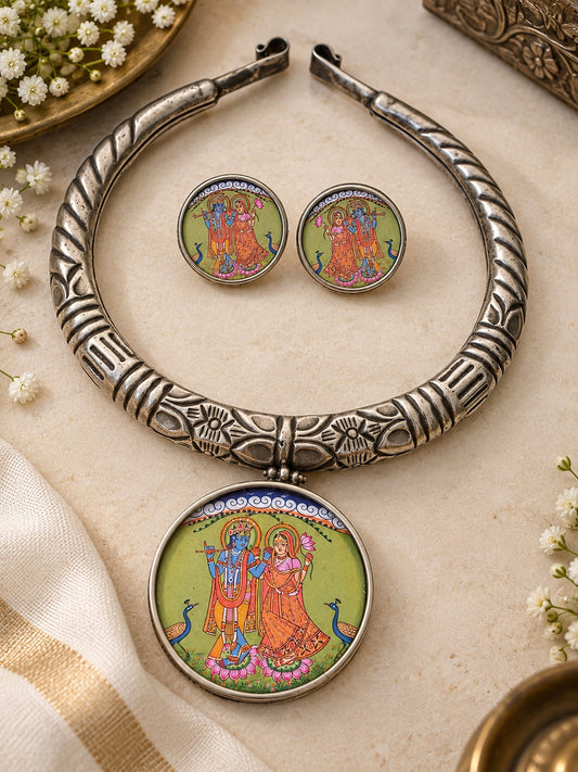 Radha Krishna Chitra Hasli