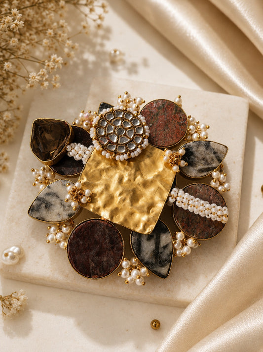 Unisex Atelier Mosaic Brooch