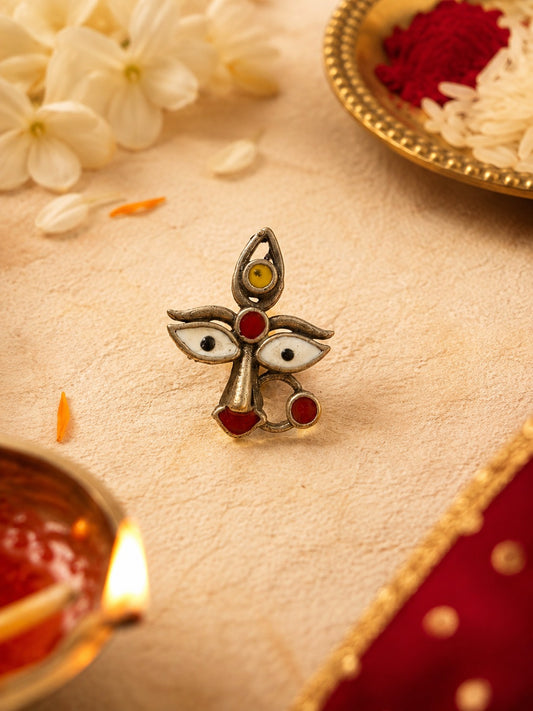 Durga Drishti Statement Nose Pin