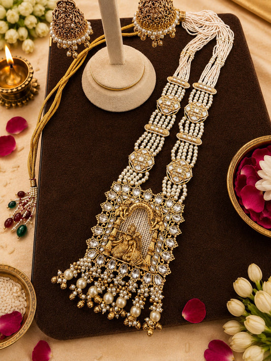 Radha Krishna Necklace Set