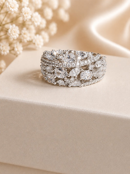 The Celeste Crown Ring