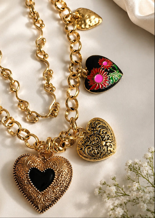 The Heartstrings Charm Necklace