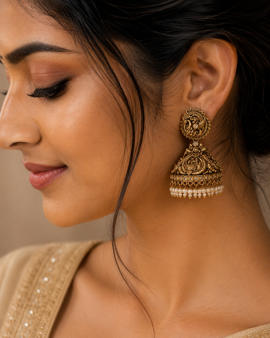 Maharani Mayur Vilas Jhumkis
