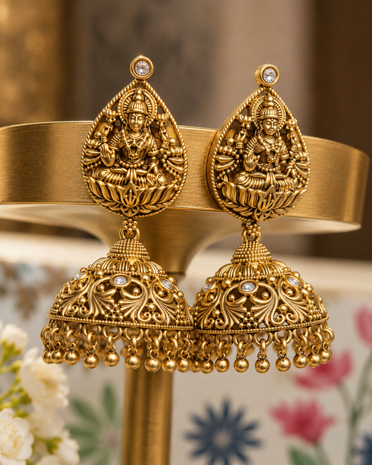 Mahalakshmi Rajsi Jhumkis