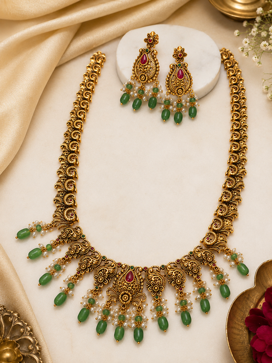 Madhubani Heritage Necklace Set