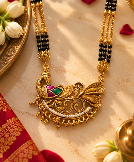 Mayura Peacock Mangalsutra Set