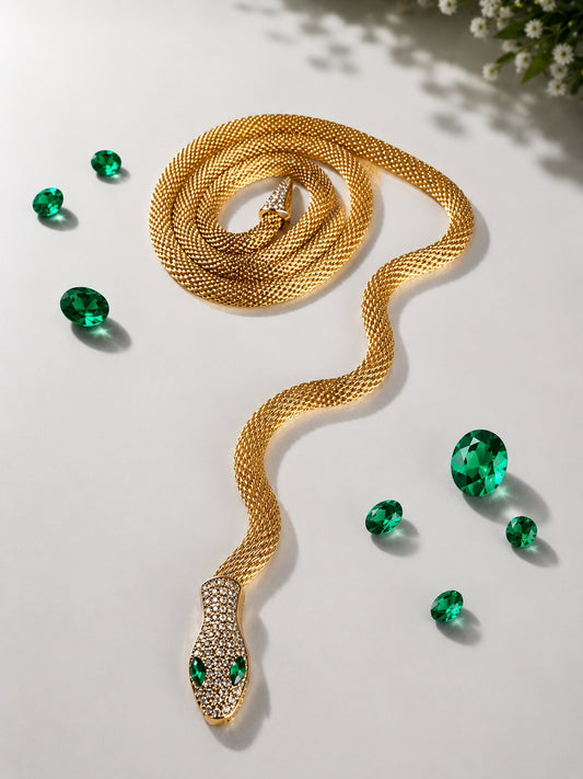 The Serpentine Muse Necklace